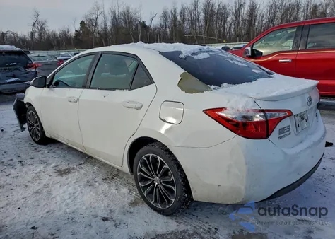 2015 Toyota Corolla L z USA, uszkodzony, nr VIN 5YFBURHE9FP205350